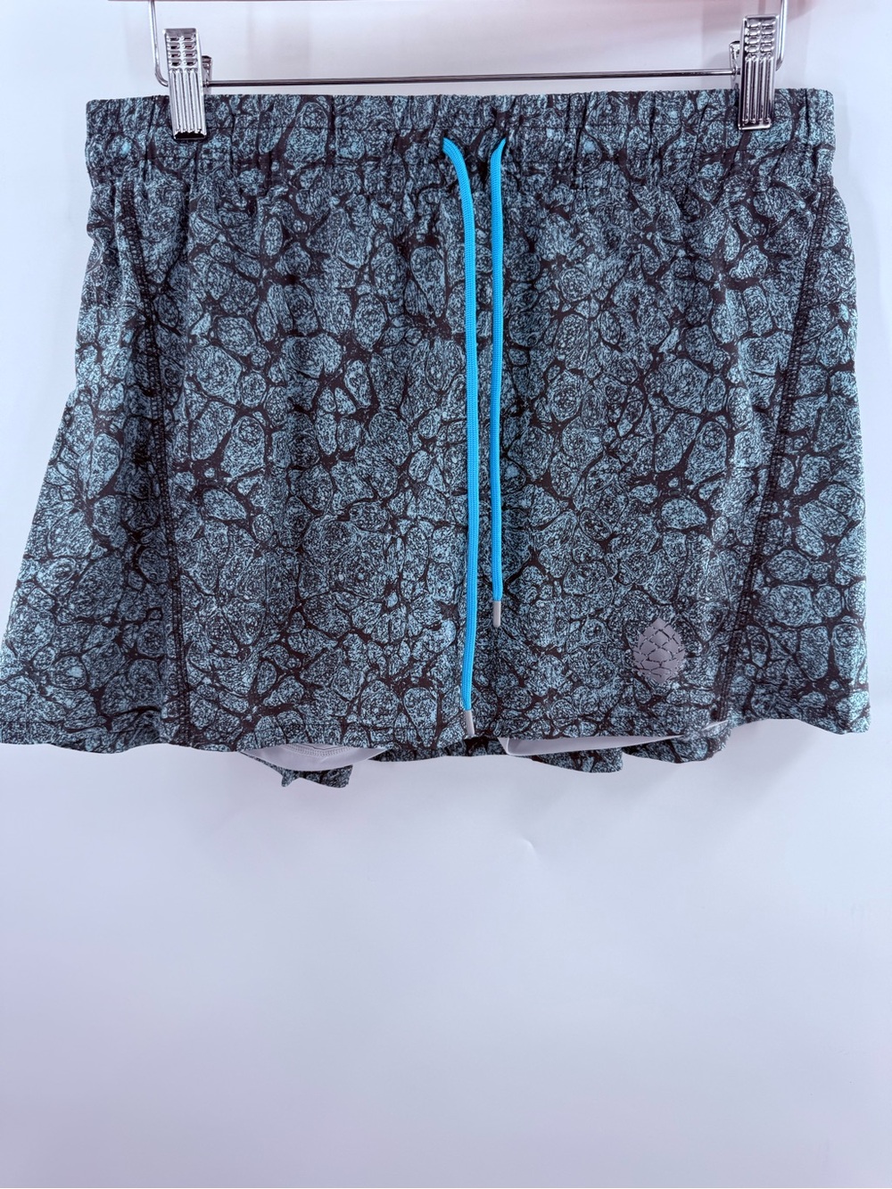 Stio Ultra Lightweight Performance Wear Skort Teal Deep Gray Activewear Size M - Picture 2 of 10